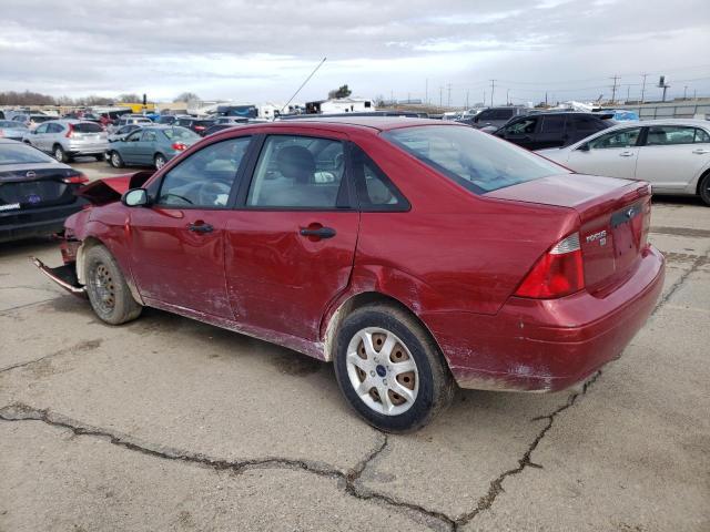 1FAFP34NX5W148406 - 2005 FORD FOCUS ZX4 RED photo 2