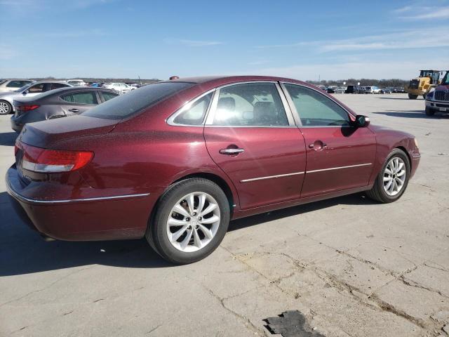 KMHFC46F48A333629 - 2008 HYUNDAI AZERA SE BURGUNDY photo 3