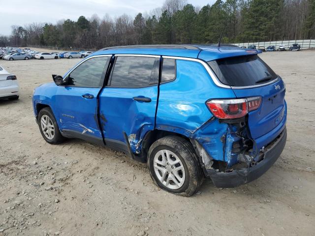 3C4NJCAB7LT170240 - 2020 JEEP COMPASS SPORT BLUE photo 2