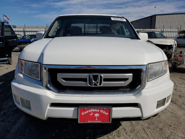 5FPYK1F54BB007566 - 2011 HONDA RIDGELINE RTL WHITE photo 5