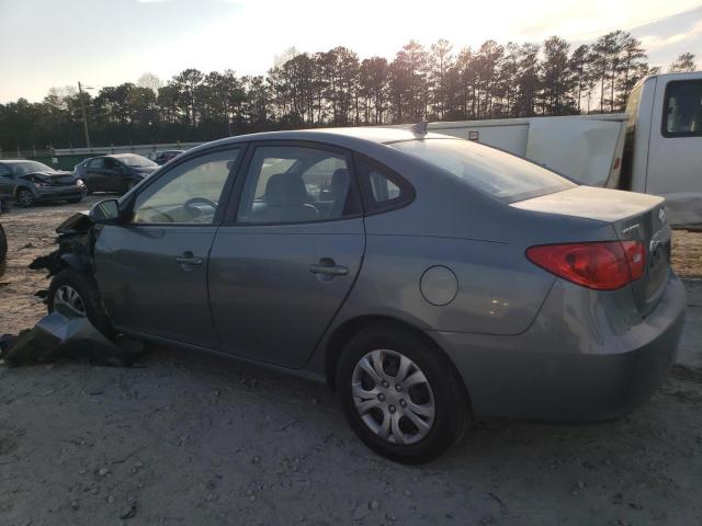 KMHDU4AD8AU908636 - 2010 HYUNDAI ELANTRA BLUE GRAY photo 2