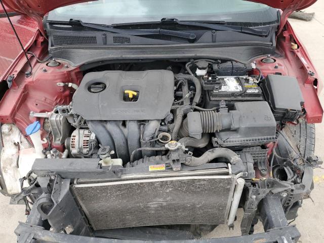 3KPF24AD3KE137893 - 2019 KIA FORTE FE RED photo 11