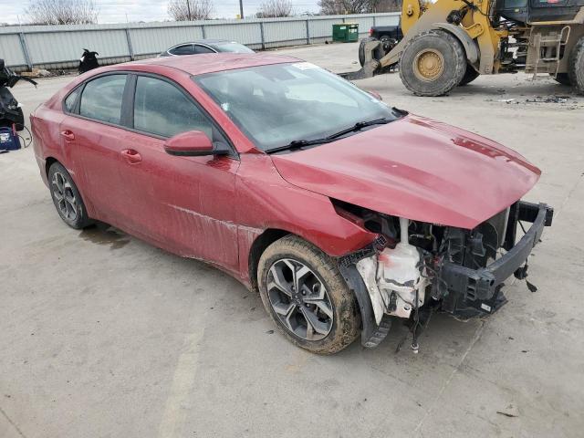 3KPF24AD3KE137893 - 2019 KIA FORTE FE RED photo 4