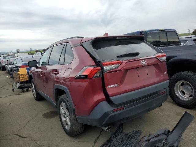 2T3W1RFV0MW144843 - 2021 TOYOTA RAV4 XLE RED photo 2