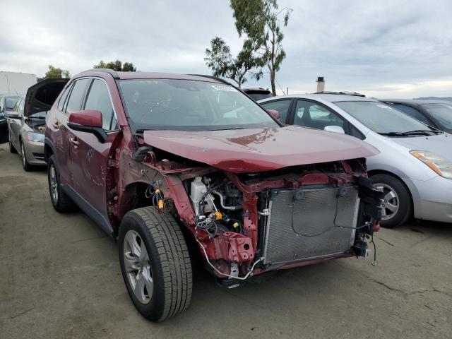 2T3W1RFV0MW144843 - 2021 TOYOTA RAV4 XLE RED photo 4