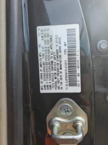 5J8TB3H51FL010571 - 2015 ACURA RDX TECHNOLOGY BLACK photo 12