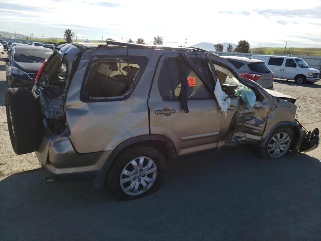 JHLRD78945C022387 - 2005 HONDA CR-V SE BEIGE photo 3