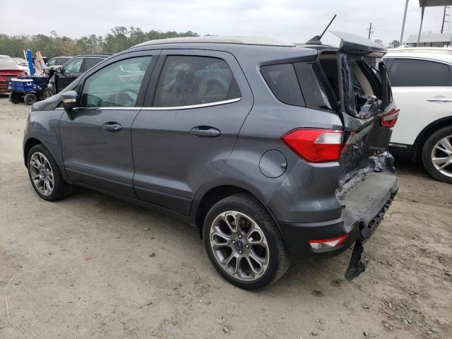 MAJ3P1VE3JC160902 - 2018 FORD ECOSPORT TITANIUM GRAY photo 2