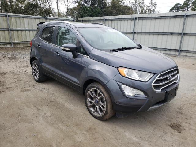 MAJ3P1VE3JC160902 - 2018 FORD ECOSPORT TITANIUM GRAY photo 4