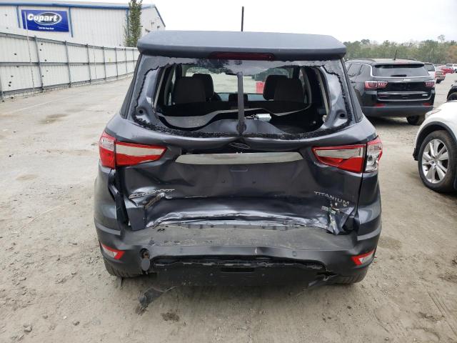 MAJ3P1VE3JC160902 - 2018 FORD ECOSPORT TITANIUM GRAY photo 6