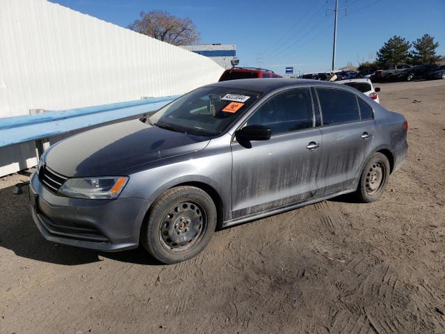 3VW3A7AJ7FM342347 - 2015 VOLKSWAGEN JETTA TDI GRAY photo 1