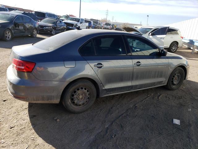 3VW3A7AJ7FM342347 - 2015 VOLKSWAGEN JETTA TDI GRAY photo 3