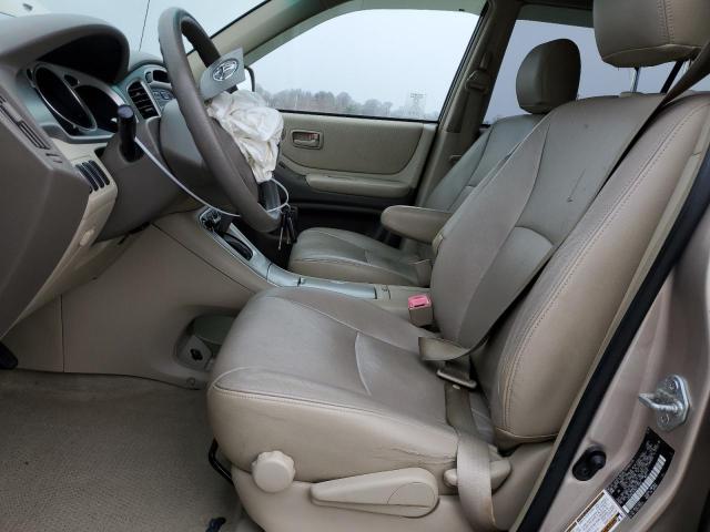 JTEGD21A350113093 - 2005 TOYOTA HIGHLANDER TAN photo 7