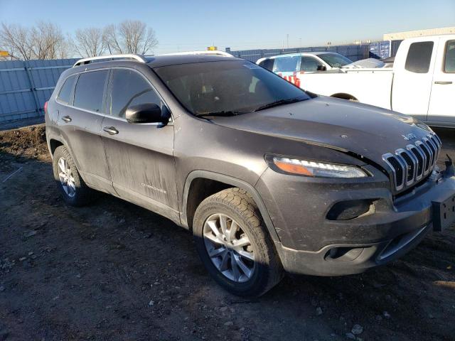 1C4PJMDS8GW199076 - 2016 JEEP CHEROKEE LIMITED GRAY photo 4