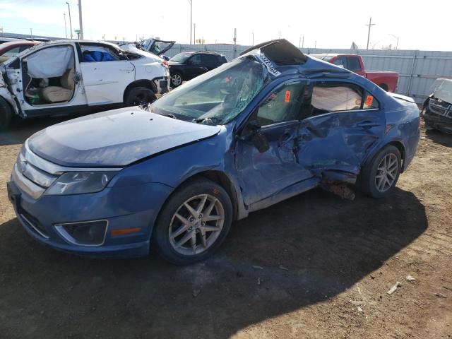 3FAHP0JA8AR237770 - 2010 FORD FUSION SEL BLUE photo 1