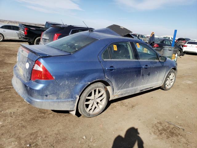 3FAHP0JA8AR237770 - 2010 FORD FUSION SEL BLUE photo 3