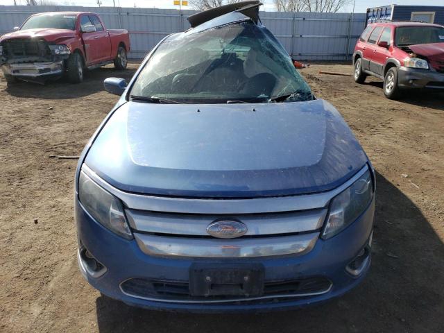 3FAHP0JA8AR237770 - 2010 FORD FUSION SEL BLUE photo 5