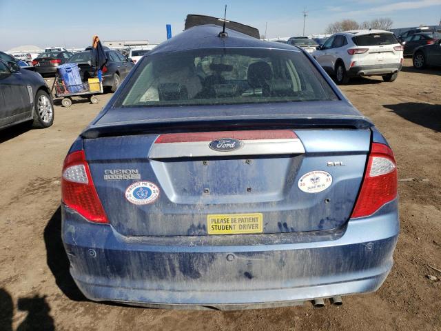 3FAHP0JA8AR237770 - 2010 FORD FUSION SEL BLUE photo 6