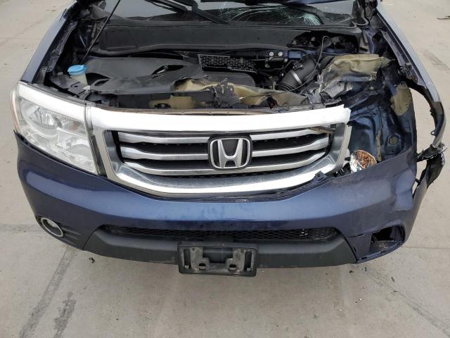 5FNYF4H43EB024625 - 2014 HONDA PILOT EX BLUE photo 12