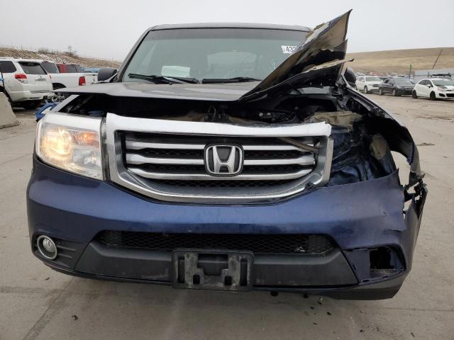 5FNYF4H43EB024625 - 2014 HONDA PILOT EX BLUE photo 5