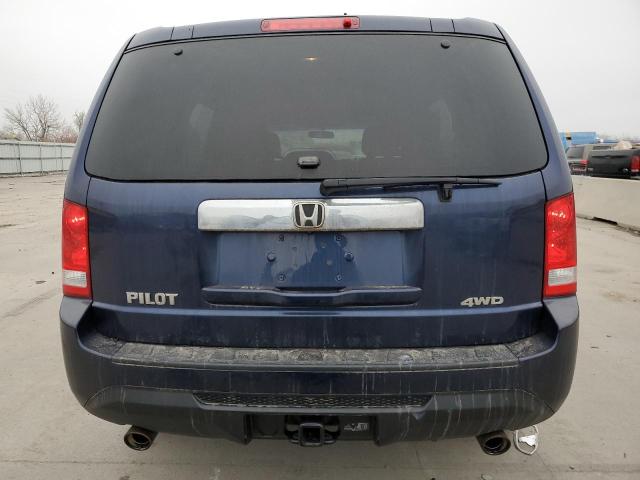 5FNYF4H43EB024625 - 2014 HONDA PILOT EX BLUE photo 6