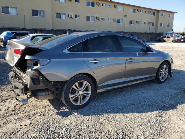 5NPE34AF5JH718591 - 2018 HYUNDAI SONATA SPORT GRAY photo 3