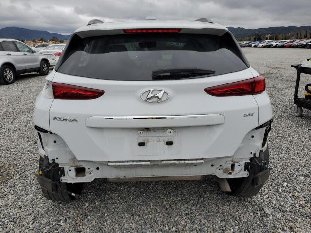 KM8K53A53KU379685 - 2019 HYUNDAI KONA ULTIMATE WHITE photo 6