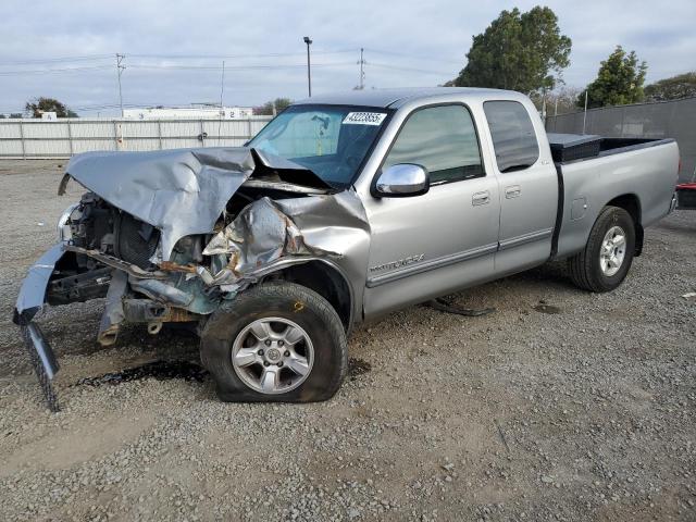 5TBRT34144S444397 - 2004 TOYOTA TUNDRA ACCESS CAB SR5 SILVER photo 1