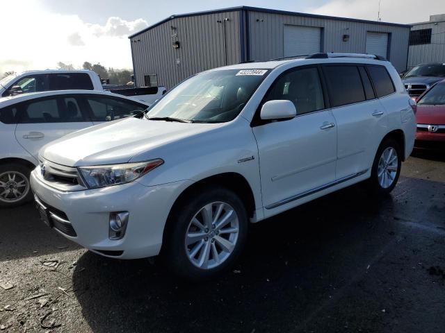 JTEDC3EHXC2005123 - 2012 TOYOTA HIGHLANDER HYBRID LIMITED WHITE photo 1