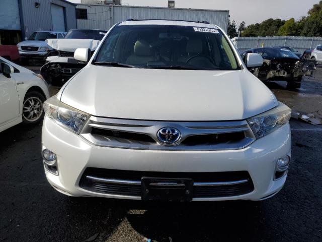 JTEDC3EHXC2005123 - 2012 TOYOTA HIGHLANDER HYBRID LIMITED WHITE photo 5