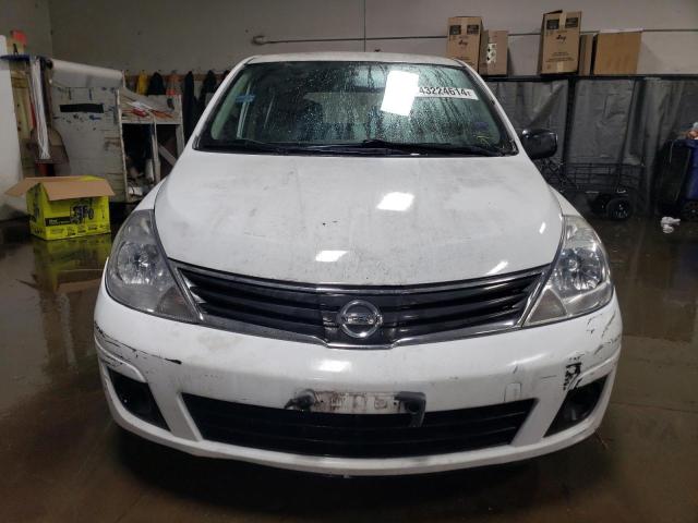 3N1BC1CP6BL428520 - 2011 NISSAN VERSA S WHITE photo 5