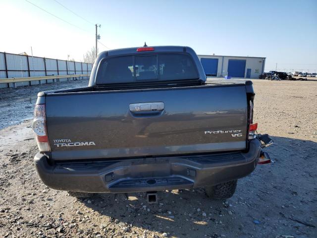 5TFJU4GN6FX090661 - 2015 TOYOTA TACOMA DOUBLE CAB PRERUNNER GRAY photo 6
