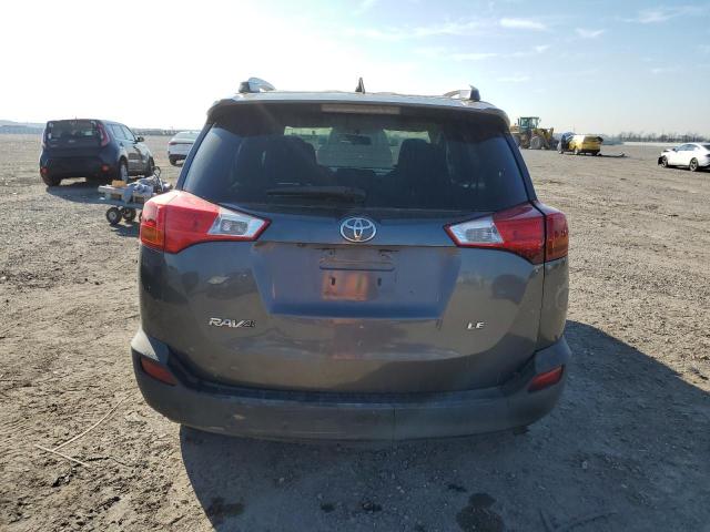 2T3ZFREV0DW069576 - 2013 TOYOTA RAV4 LE GRAY photo 6