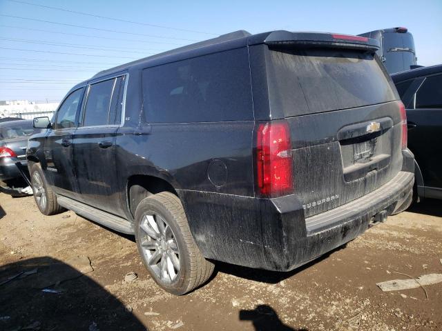 1GNSKHKCXGR168900 - 2016 CHEVROLET SUBURBAN K1500 LT BLACK photo 2