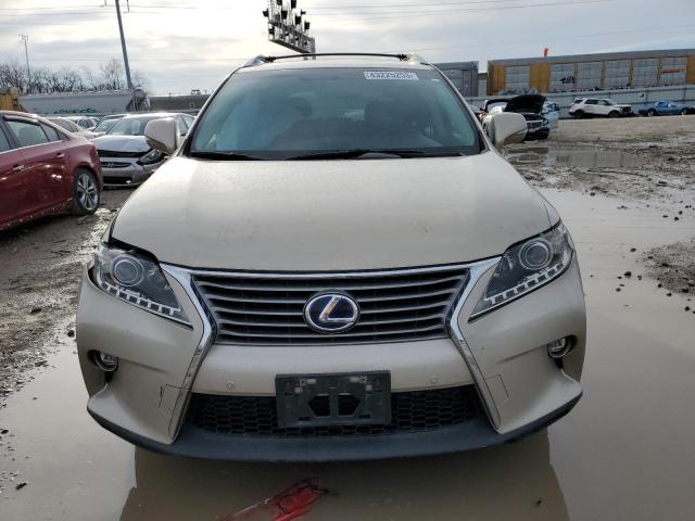 2T2BC1BA7FC009171 - 2015 LEXUS RX 450H BEIGE photo 5