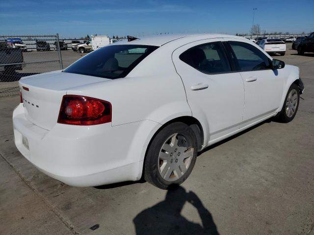 1B3BD4FB7BN609347 - 2011 DODGE AVENGER EX WHITE photo 3