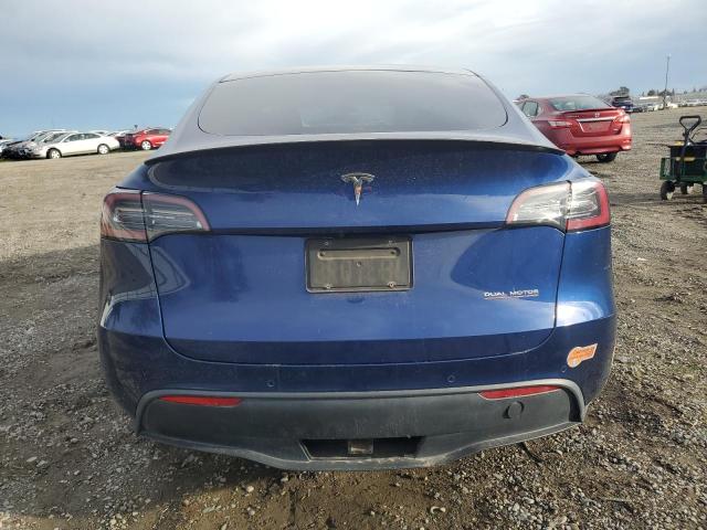 5YJYGDEF8LF017458 - 2020 TESLA MODEL Y BLUE photo 6