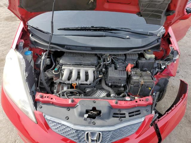 JHMGE88489C005236 - 2009 HONDA FIT SPORT RED photo 11