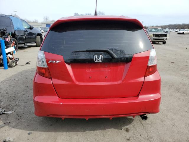 JHMGE88489C005236 - 2009 HONDA FIT SPORT RED photo 6