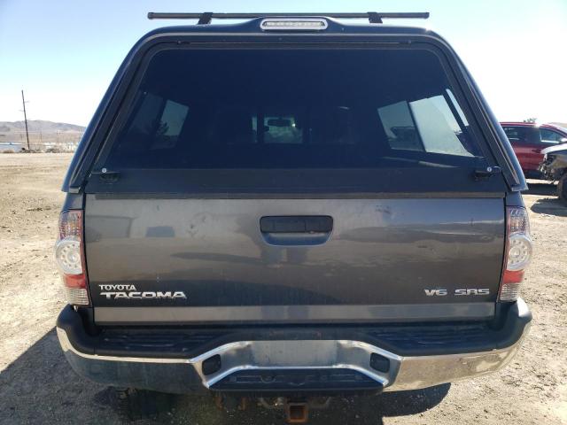 5TEUU4EN2AZ684908 - 2010 TOYOTA TACOMA ACCESS CAB ნაცრისფერი ფოტო 6
