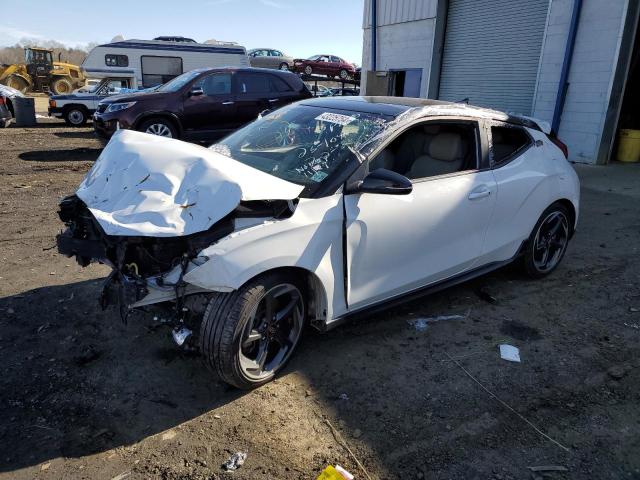 KMHTH6AB9KU011658 - 2019 HYUNDAI VELOSTER TURBO WHITE photo 1