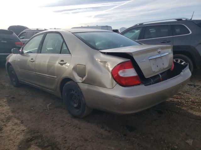 4T1BE32K23U697268 - 2003 TOYOTA CAMRY LE BEIGE photo 2