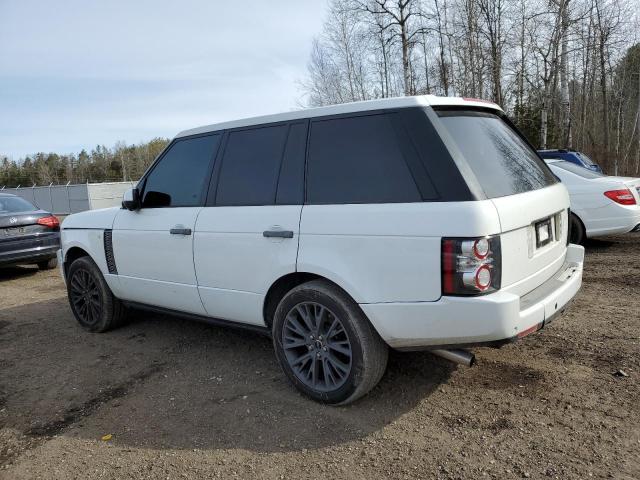 SALMP1E4XBA330412 - 2011 LAND ROVER RANGE ROVE AUTOBIOGRAPHY WHITE photo 2