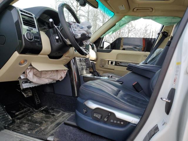 SALMP1E4XBA330412 - 2011 LAND ROVER RANGE ROVE AUTOBIOGRAPHY WHITE photo 7