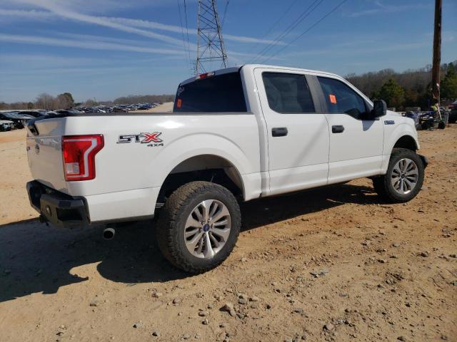 1FTEW1EF0HFB61321 - 2017 FORD F150 SUPERCREW WHITE photo 3