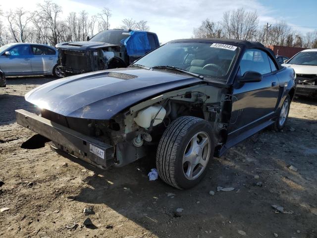 1FAFP44491F184577 - 2001 FORD MUSTANG BLUE photo 1