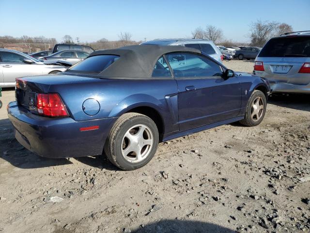 1FAFP44491F184577 - 2001 FORD MUSTANG BLUE photo 3