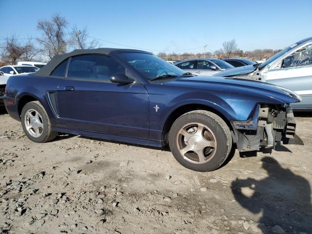 1FAFP44491F184577 - 2001 FORD MUSTANG BLUE photo 4