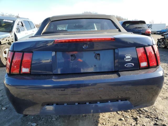 1FAFP44491F184577 - 2001 FORD MUSTANG BLUE photo 6