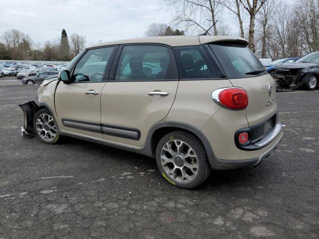 ZFBCFADH9FZ032549 - 2015 FIAT 500L TREKKING BROWN photo 2